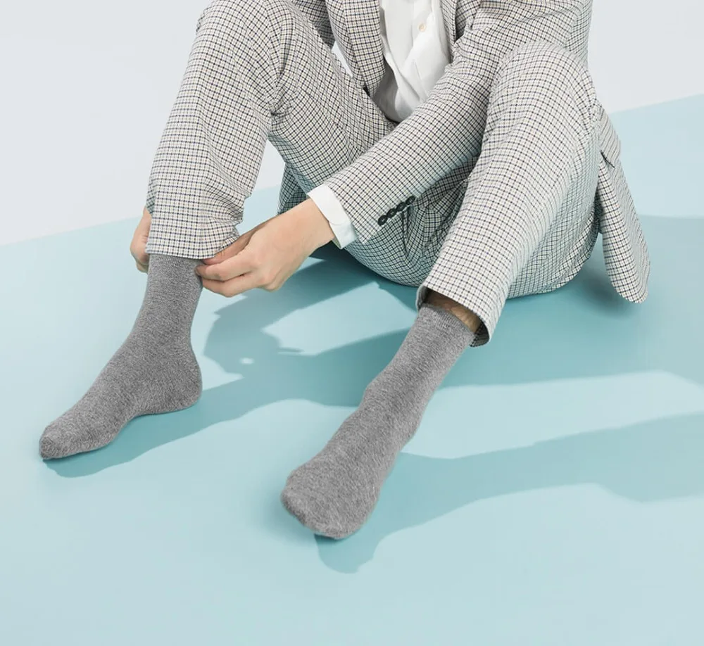 5 шт., мужские носки Xiaomi, короткие носки/носки средней длины, впитывающие влагу, бактериостатические, Нескользящие, устойчивые к поту, мягкие, удобные, D5