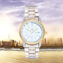 Мужские модные роскошные часы из нержавеющей стали ремешок аналоговые кварцевые наручные часы