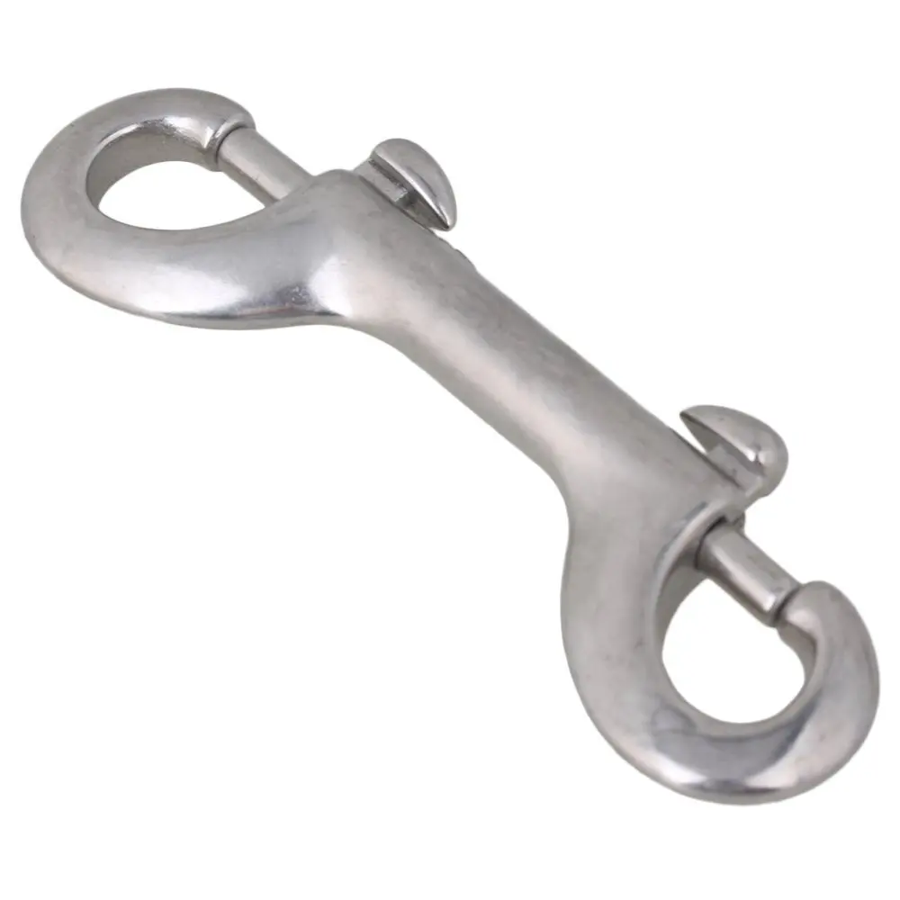 

304 Stainless Steel 100mm Double Ended Bolt Key Ring Snap Bolt Trigger Chain Clip