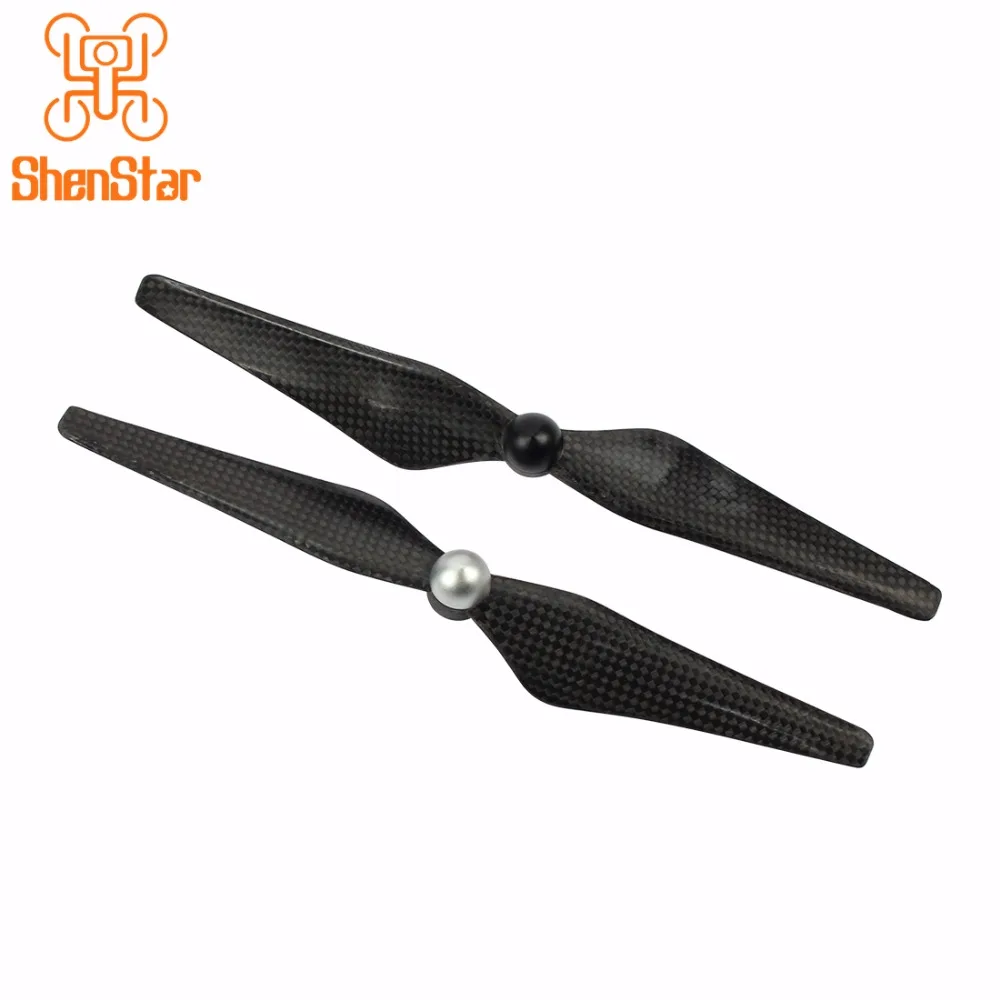

1Pair 9450 9x5 Self-Tightening Carbon Propeller Props with Screw Cap Self-Lock for DJI Phantom 2 / 3 Drone