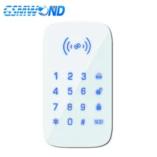 GSMWOND беспроводная клавиатура 433 МГц с сенсорной клавиатурой установка 1,5 в AAA батареи для наших PG103/W2B WIfi GSM домашняя охранная сигнализация