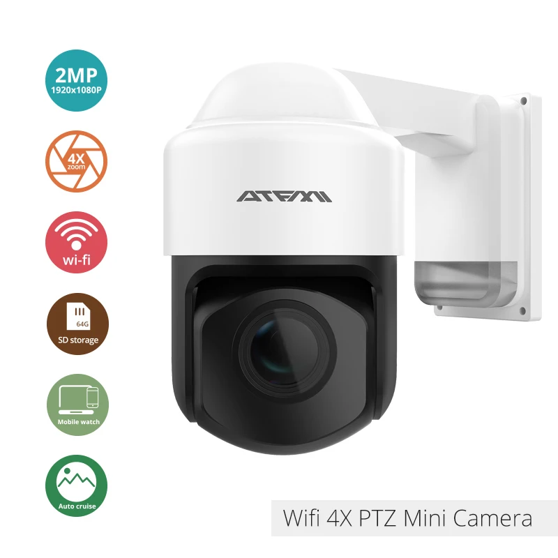 ATFMI 1080P 2MP IP Camera ptz Outdoor surveillance 2.8-12mm Auto-focus Waterproof Night Vision Wireless Security wifi onvif ATFMI 1080P 2MP IP Camera ptz Outdoor surveillance 2.8-12mm Auto-focus Waterproof Night Vision Wireless Security wifi onvif