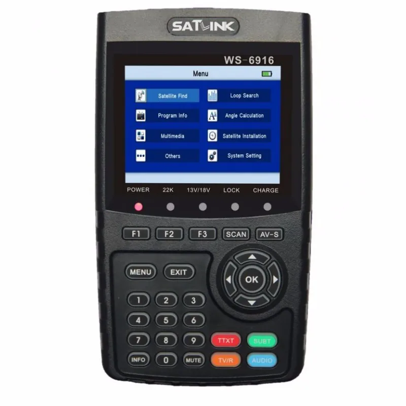 Satfinder dvb s2 Satlink WS-6916 DVB-S2 спутниковый искатель спутниковый Finder метр MPEG-2/MPEG-4 Satlink WS 6916