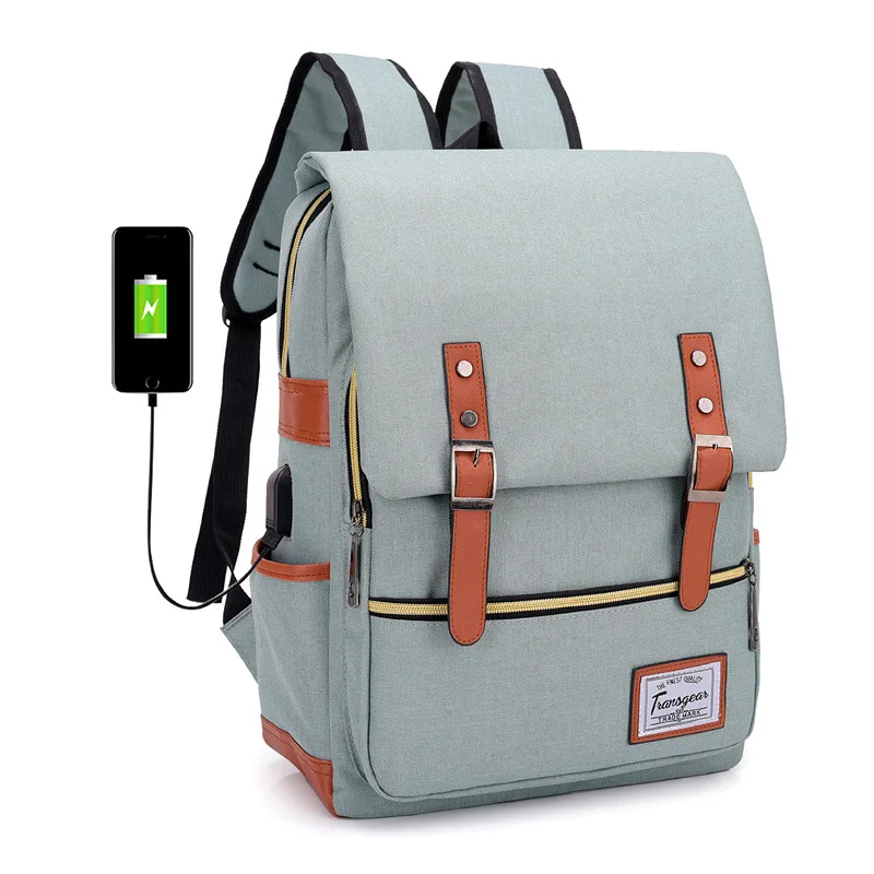 smart backpack with usb charging port