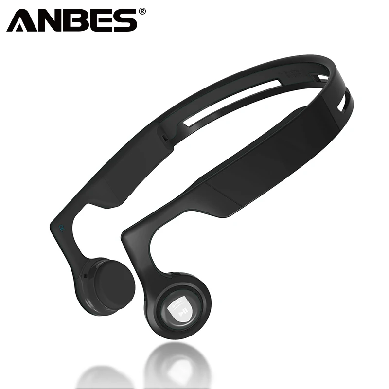 

ANBES Bluetooth Headphone Bone Conduction Wireless Earphone Stereo Sport Headset With Microphone Support Phone Call Music