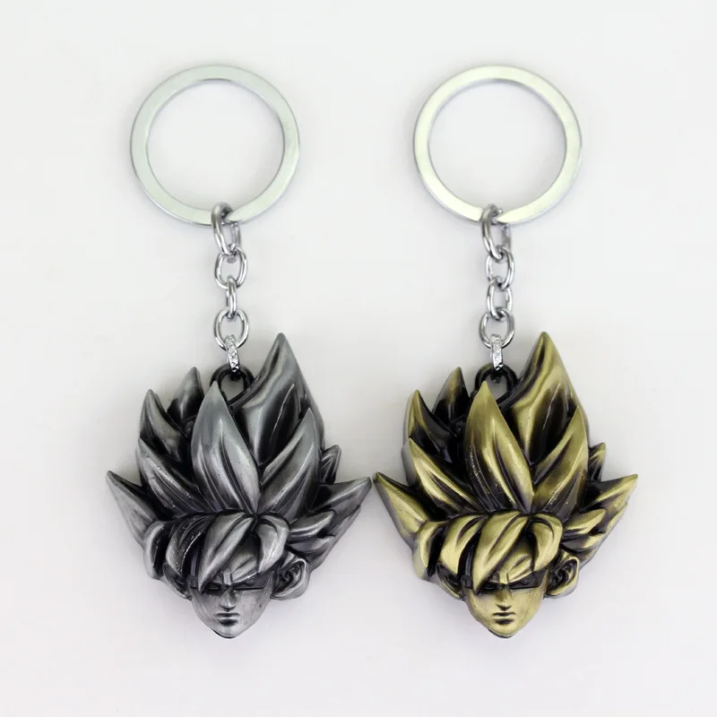

Anime Jewelry Dragon Ball keychain Z Son Goku Saiyan 3D Metal Figure Toy Pendant Keyring Men Car Key Holder Gift