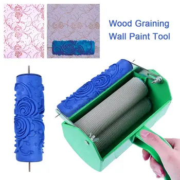 

Rubber Wood Grain Wall Painting Tool Imitation Wood Graining Pattern Roll Wall Texture Art DIY Brush Painting Tool Home Decor