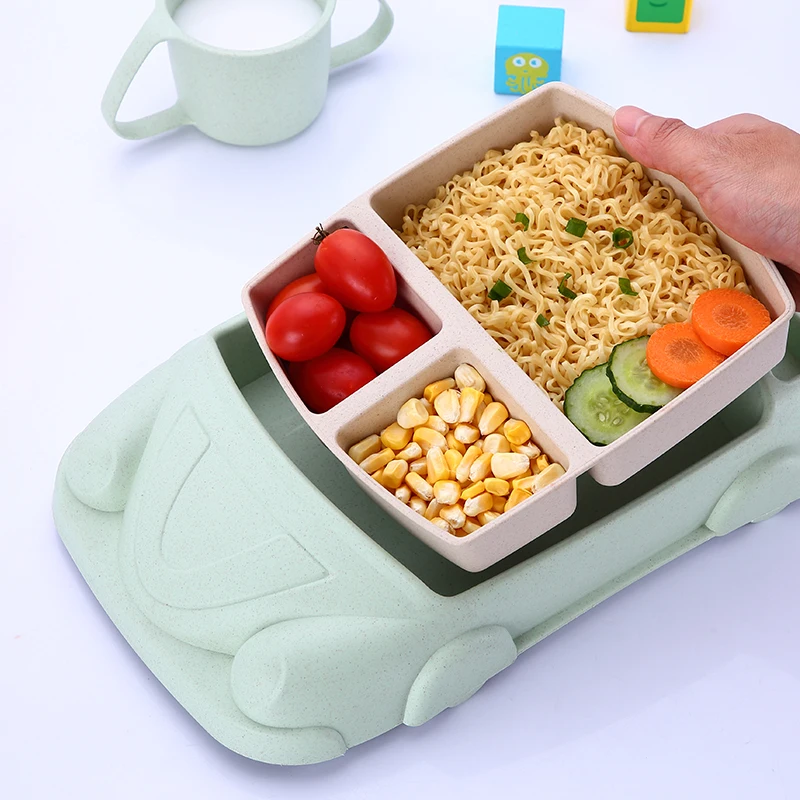 6pcs Baby Food Containers Bamboo Fiber Infant training dishes Baby feeding Set Car shape Bowl Cup Plates Sets Children Tableware 6pcs Baby Food Containers Bamboo Fiber Infant training dishes Baby feeding Set Car shape Bowl Cup Plates Sets Children Tableware