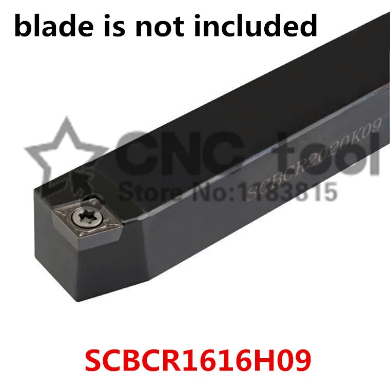 SCBCR1616H09 держатель инструментов 16*16*100 мм CNC токарный инструмент 75 градусов Внешний