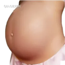 Realistic silicone fake pregnant belly artificial tummy for false pregnancy cosplay big twins 8~10 month