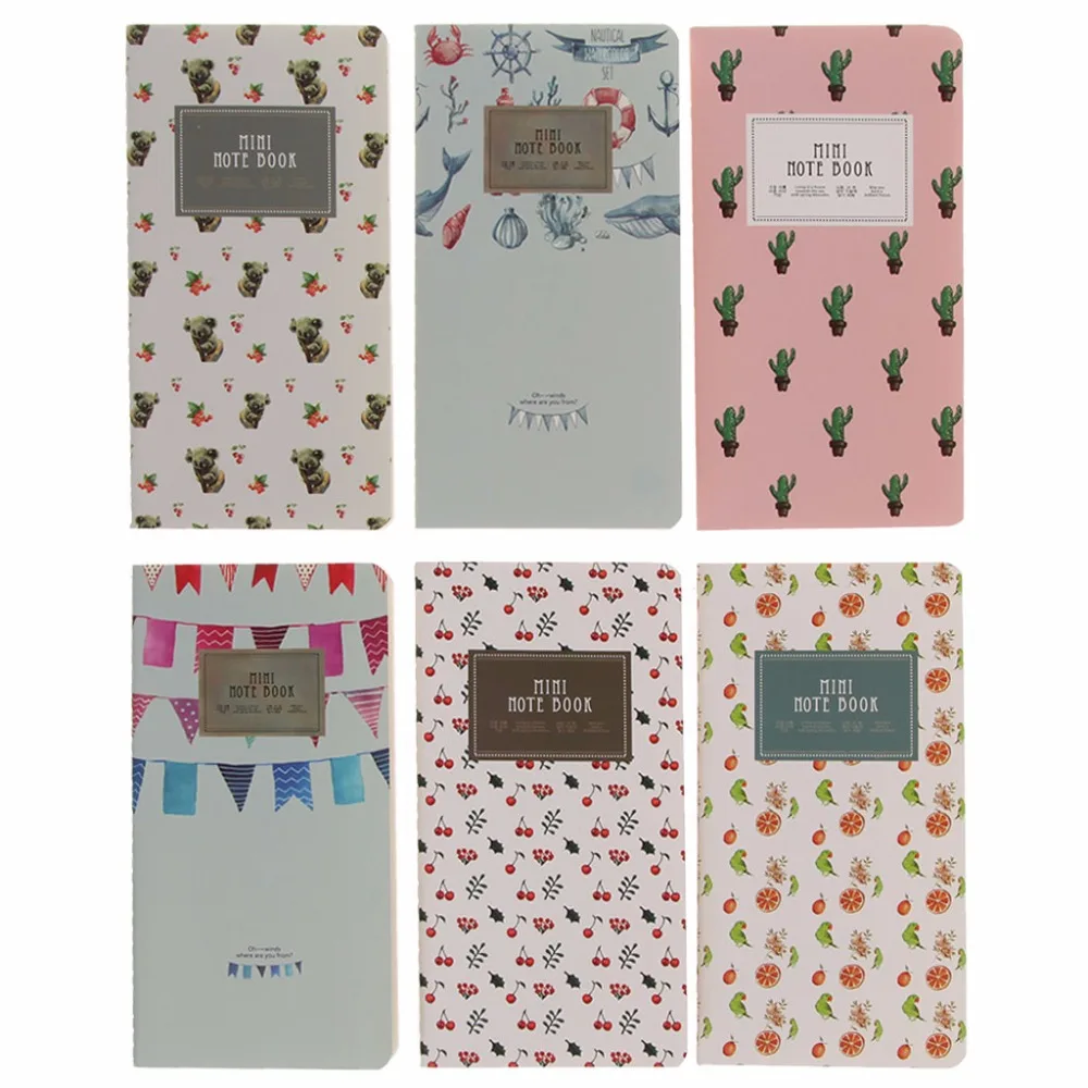

Mini Diary Notebook Monthly Planner Paper Journal Travel Planner Notepad 48 Page