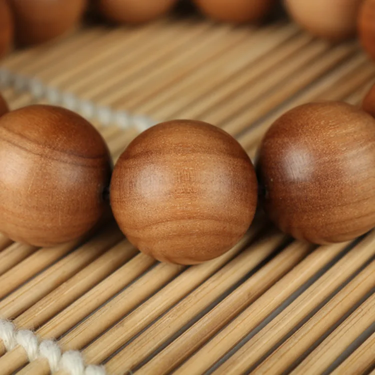 Extension heading technology Laoshan sandalwood prayer beads bracelets 13 18mm red meat submerged India Limited wholesale | Обустройство