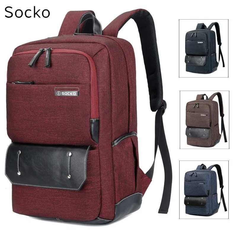 2019 Новый брендовый рюкзак SOCKO для ноутбука 15 &quot 6&quot 17 дюймов 3 сумка путешествий