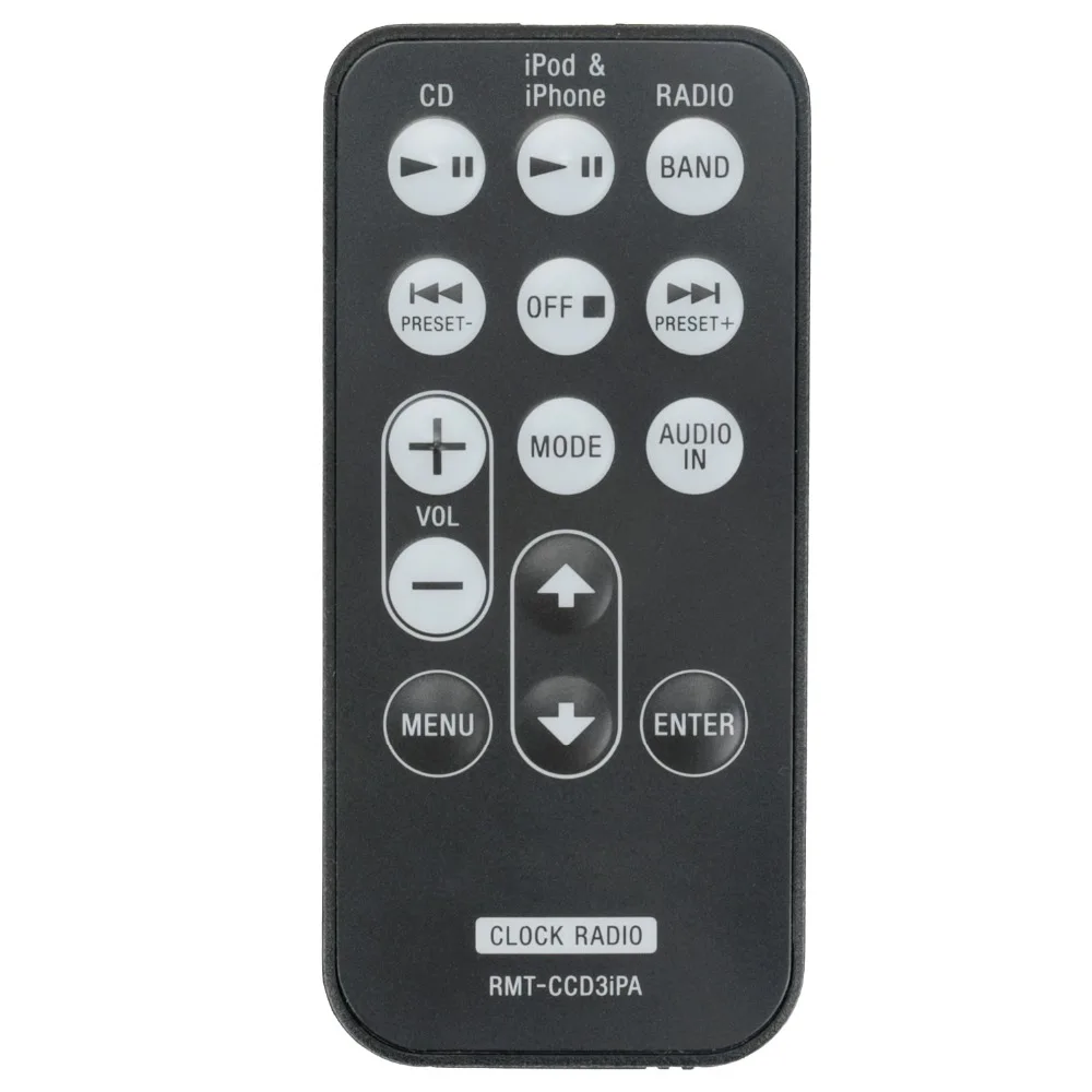 

New Remote Control RMT-CCD3IPA RMTCCD3IPA for fit for Sony ICF-CD3iP FM AM CD Clock Radio