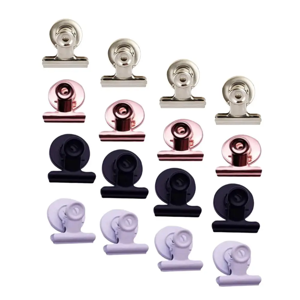 

10pcs Fridge Magnetic Clip Strong Magnetic Holder for Recipes Memo Note Message Fridge Office House Office Supplies