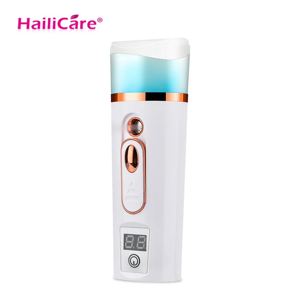 

Ultrasonic Nano Facial Mister Face Nebulizer Steamer Skin Moisture Tester Analyzer Moisturizing Beauty Sprayer Skin Care Tool