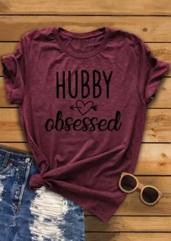 Футболка Hubby с сердцами и стрелами симпатичная Мужская женская футболка унисекс