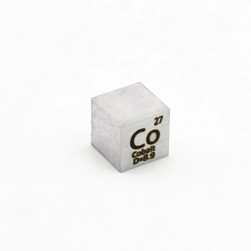 

Metal Cobalt Cube for Element Collection Hobbies Lab Science Experiment 99.96% 10x10x10mm Co Cube for Research and Development