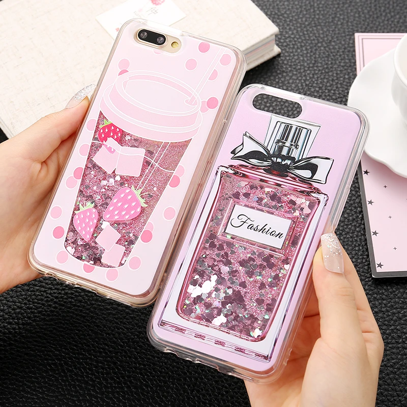 

EKONEDA Quicksand Case For iPhone 7 Case For iPhone 7 8 Plus X Girl Glitter Cover For iPhone 6 6S 6Plus Case Dynamic Liquid
