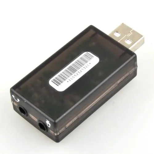 GTFS-Горячая новинка 2,2" x 1,0" x 0,5" серый 7,1 канал USB внешняя звуковая карта аудио адаптер