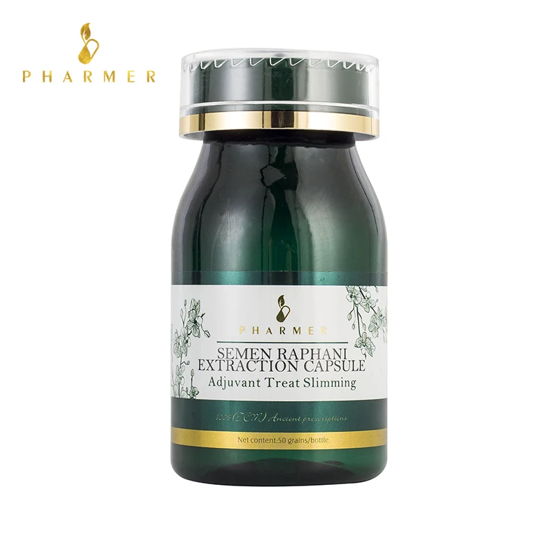 

Pharmer Semen Raphani Extraction Capsule, Adjuvant Treat Slimming, Cure omplicated with exacerbated hypertension, disorder 50pcs