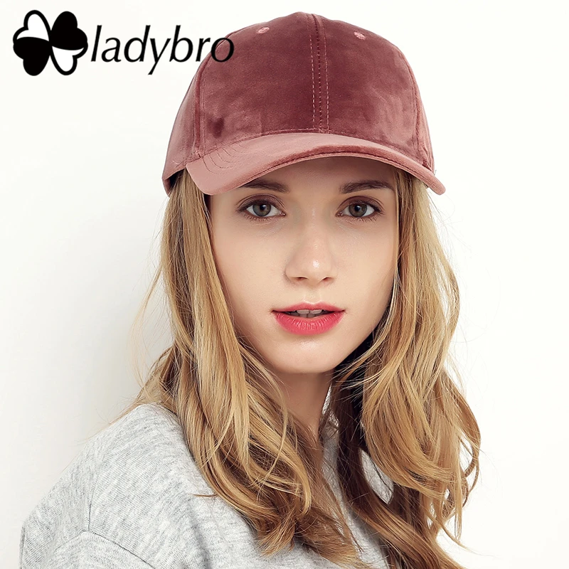 Модная брендовая Кепка Ladybro женская шапка для папы Мужская бархатная бейсболка