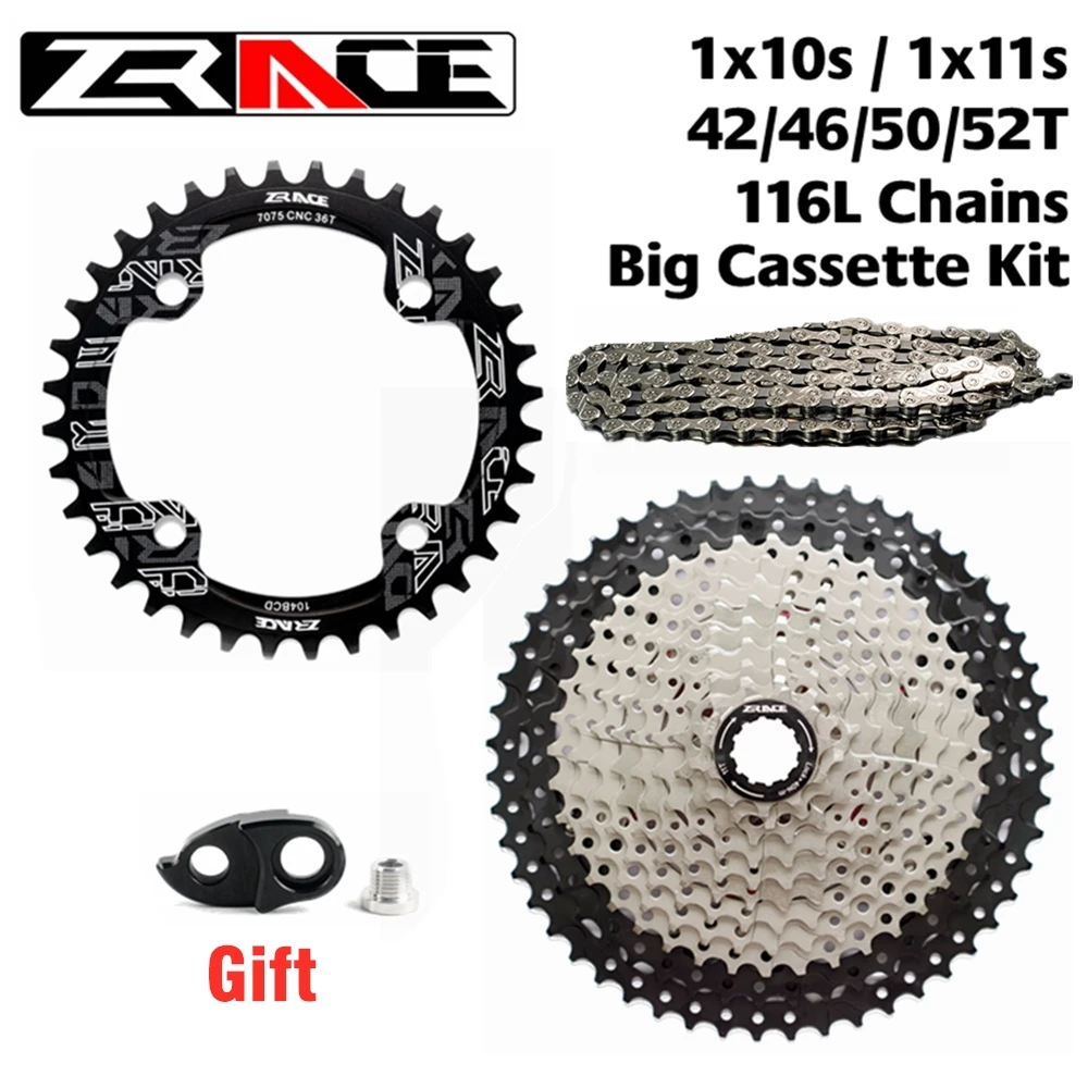 Zracing 10S 11 S велосипед Freewheel 42 T/46 T/50 T/52 T+ 104BCD Цепь 32 T/34 T/36 T/38 T+ 116L SUMC цепи, комплекты больших кассет с 10/11 скоростью