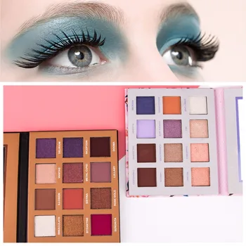 

GIVENONE New 12 Mixed Colors Powder Pigment Glitter Mineral Spangle Eyeshadow Makeup Cosmetics Set Make Up Shimmer Eye Shadow