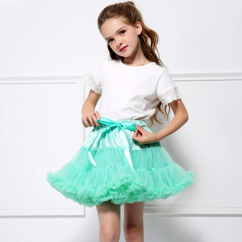 congelador Interpretación novedad Faldas tutú esponjosas para niñas, falda de princesa bailarina para baile,  vestido de fiesta de cumpleaños para niñas pequeñas, ropa para niños  pequeños _ - AliExpress Mobile