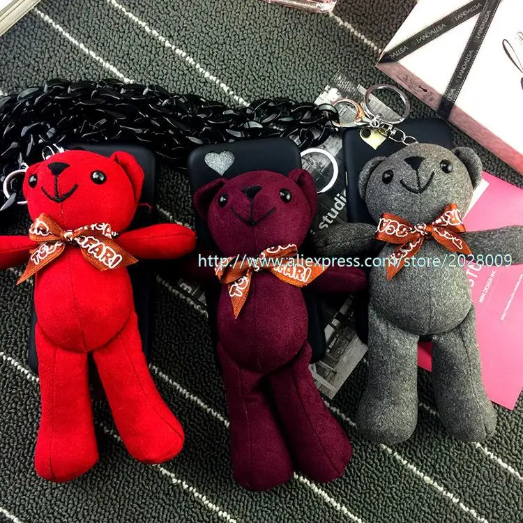 Wholesale 500 pcs Case for Apple 6/6S Plus Bear Case IPhone6s  4.7/5.5 Inch Cute Teddy Bear Doll