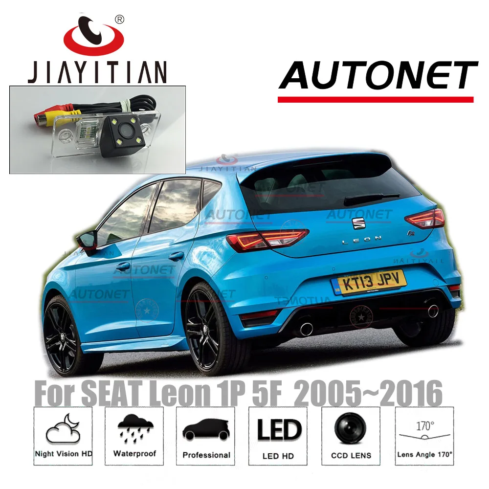 Камера заднего вида JIAYTIAN для SEAT Leon 1P 5F MK2 MK3 2005 ~ 2016/камера CCD/ночного видения/камера
