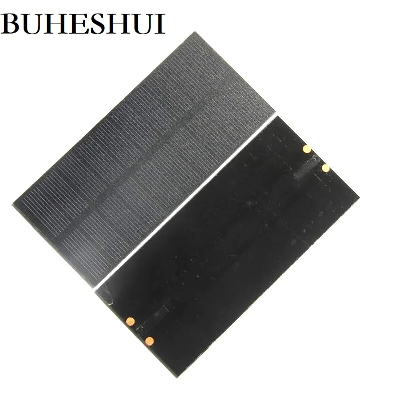 

BUHESHUI 5V 260MA Monocrystalline Solar Cell Module DIY Solar Panel Charger For 3.7v Battery Light Education 131*61*2MM