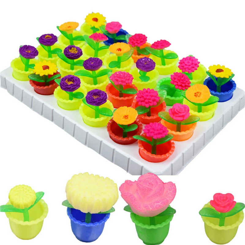 

Colorful Puzzle Creative Magic Toys Decoration Girls Kids Growing In Water Bulk Swell Flower And Pot Various kinds Expansion Toy