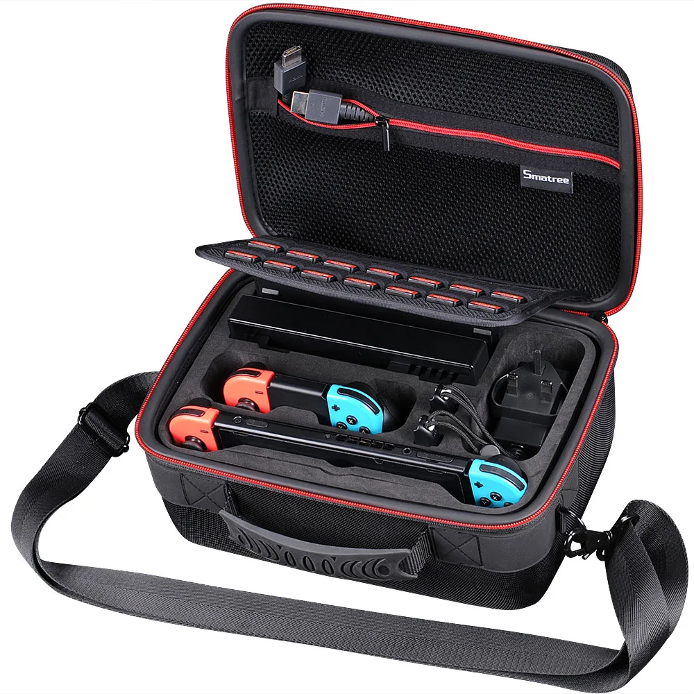 Smatree Carrying Case N500 for Nintend Switch console,dock