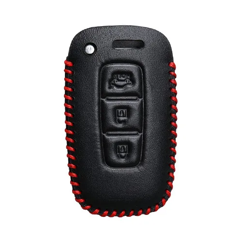 KUKAKEY кожаный чехол для ключей автомобиля для hyundai I30 IX45 IX35 Sonata Tucson Santafe Verna аксессуары брелок сумка держатель