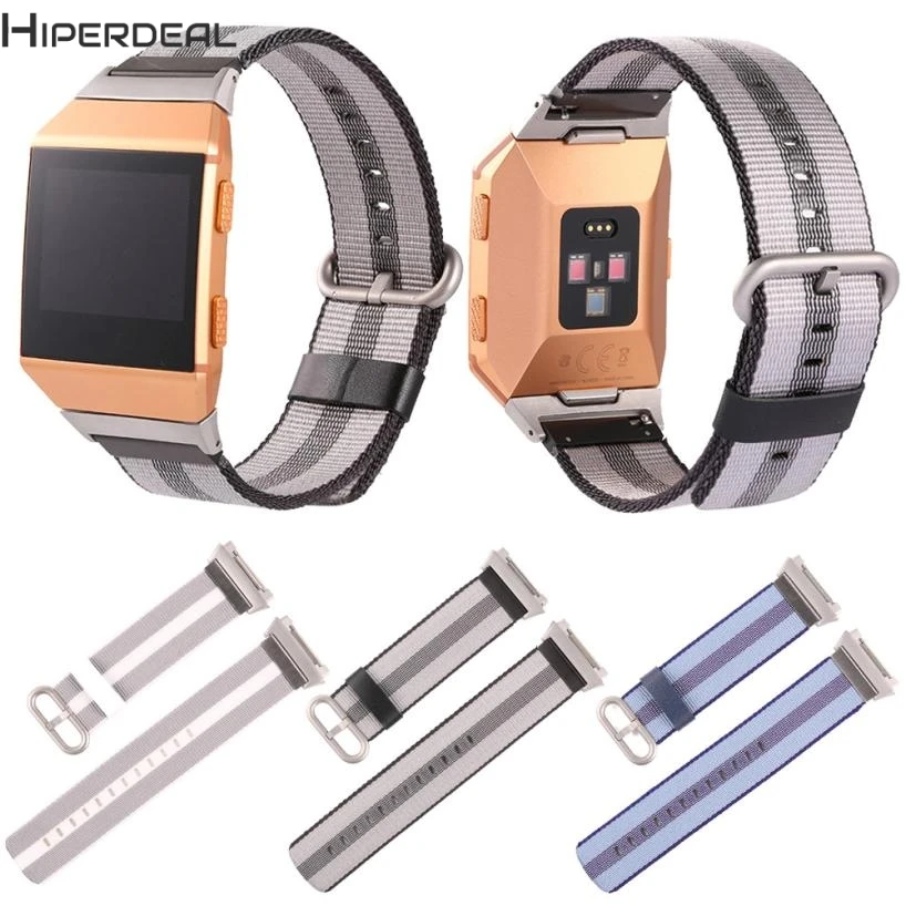 HIPERDEAL новый релиз спортивный тканый нейлоновый браслет ремешок для Fitbit Ionic Hot 17Dec16