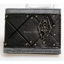 Кошелек Skyrim для молодых мальчиков и девочек, студенческий, модный, короткий, поперечный, 2 раза, кошелек, DFT-1121