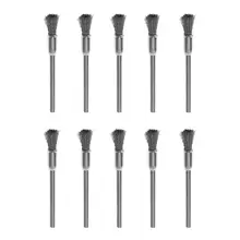 10 шт./лот полировальная стальная проволочная щетка с ручкой и ручкой для очистки/шлифовки/полировки