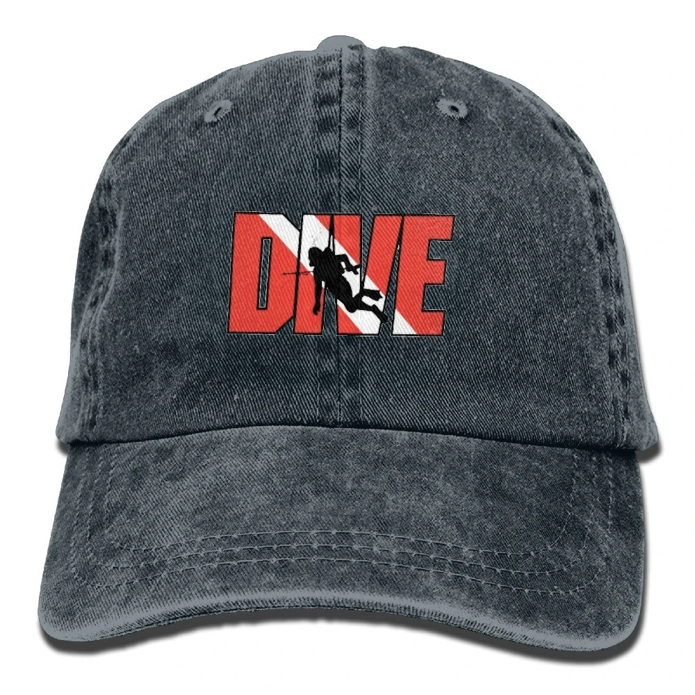 

SCUBA Dive Vintage Washed Dyed Cotton Twill Low Profile Adjustable Baseball Cap