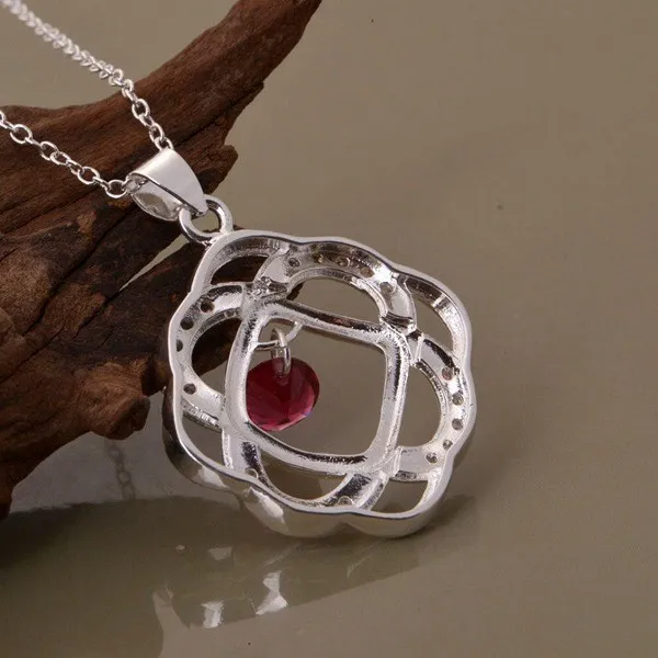 Высокое качество серебряные ювелирные изделия цепи ожерелье кулон WN-1083