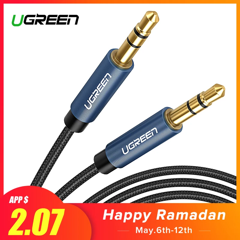 Ugreen Jack 3.5 Audio Cable 3.5mm Speaker Line Aux Cable for iPhone 6 Samsung galaxy s8 Car Headphone Xiaomi redmi 4x Audio Jack Ugreen Jack 3.5 Audio Cable 3.5mm Speaker Line Aux Cable for iPhone 6 Samsung galaxy s8 Car Headphone Xiaomi redmi 4x Audio Jack