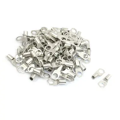 

200 x 6 AWG Non Insulating Ring Tongue Terminal Cable Lug SC16-8
