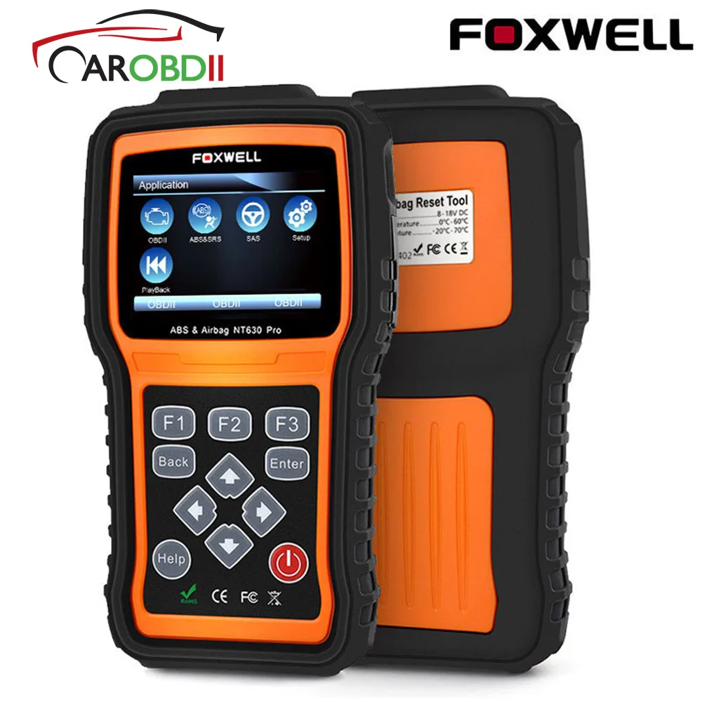 

FOXWELL NT630 Pro OBD 2 Auto Code Reader Scanner Tool OBD2 Car Diagnostic Scanner Engine ABS Airbag SRS SAS Crash Data Reset