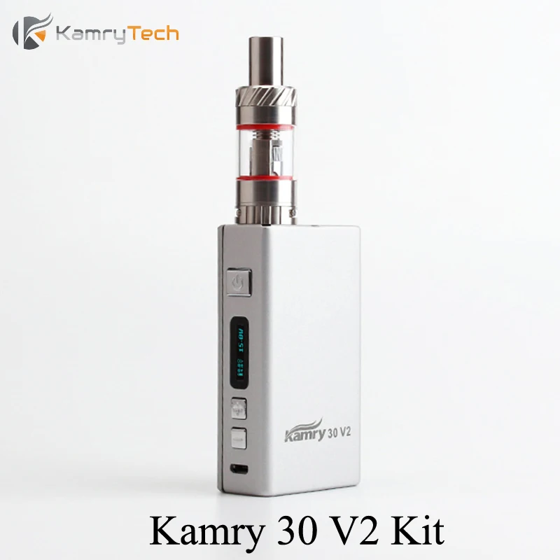  Electronic Cigarette Vape Box Mod 30W E Hookah Vaporizer Kamry 30 V2 Kit Shisha Pen Vapor Storm EC 1 Atomizer E Cigarette X1059 
