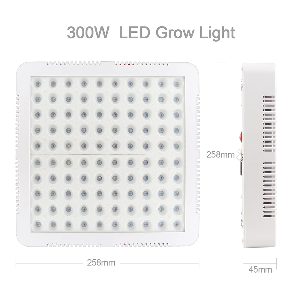 300 Вт светодиодный световая панель для проращивания 7 полос 100 шт. SMD3030 светодиодный светильник для выращивания растений в помещении