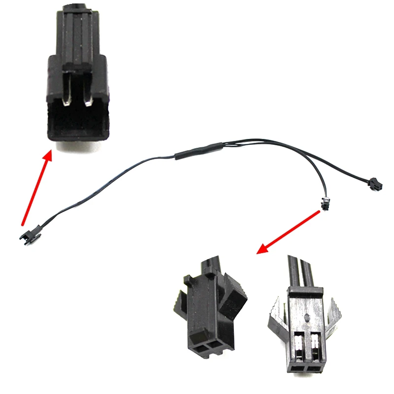 2/3/4/5 Way In 1 Splitter Cable 1 To 2/3/4/5 Connector for EL Wire Electroluminescent Light Conected With Inverter for splitter connectors cable