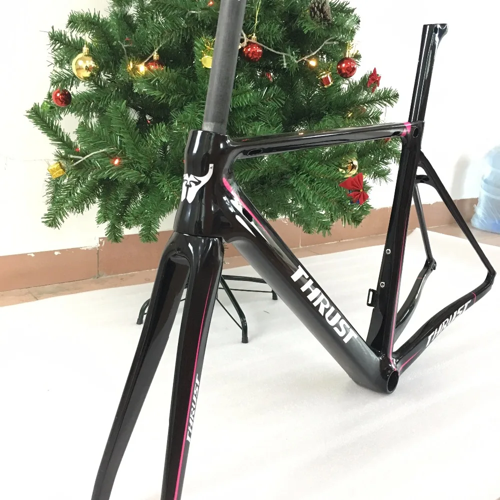 Excellent 2017 THRUST Carbon Road Bike Frames Super Light Bicycles Carbon Road Frame BB86 Cycling Frameset Fast Free Shipping 5