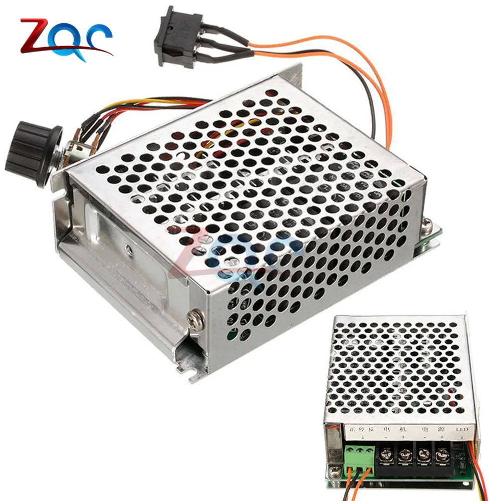 DC 10-50V 40A регулятор скорости двигателя ШИМ Мотор 12 V/24 V/36 V/48 V Перевернутый переключатель CW CCW Реверсивный импульсный драйвер 10 V-50 V