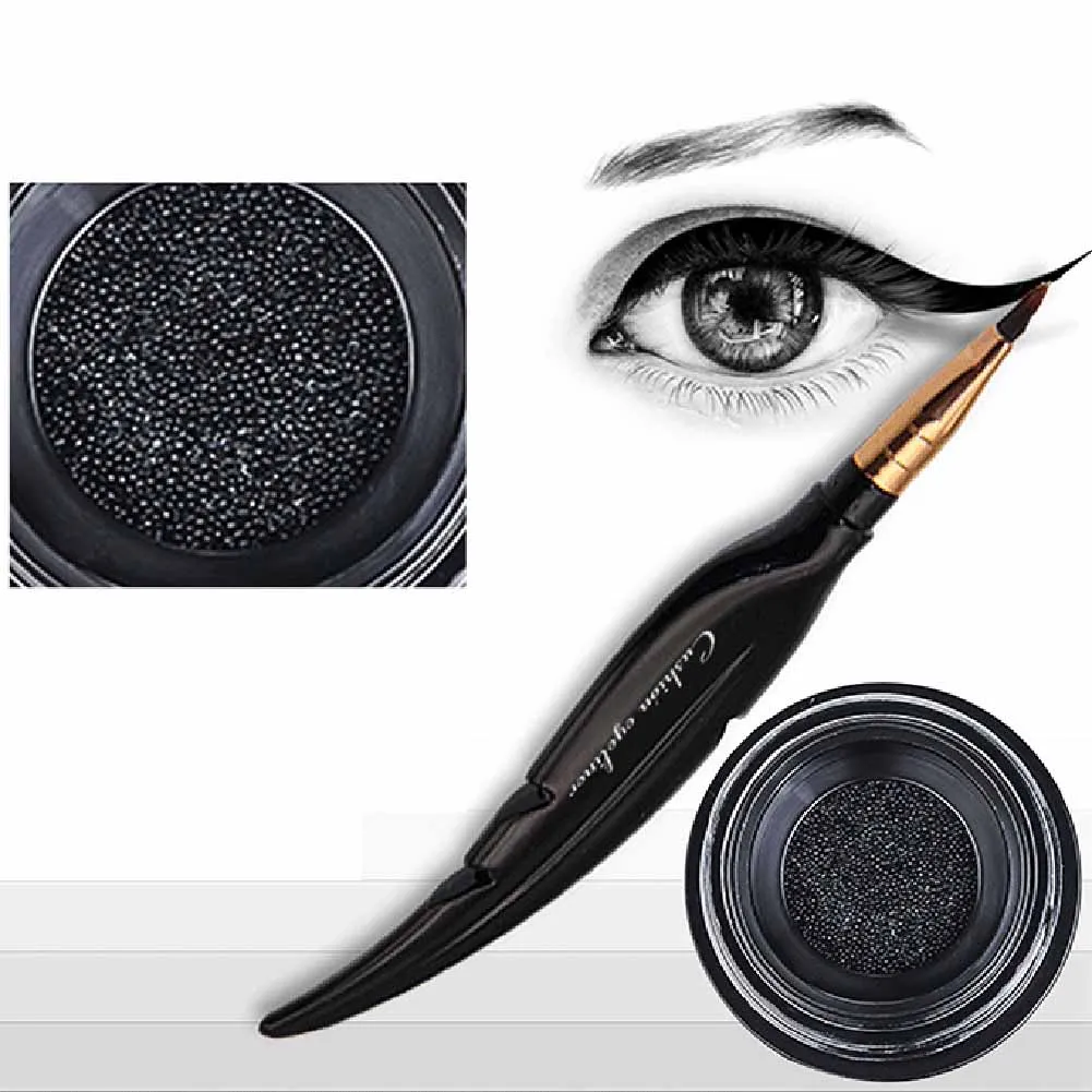 1Pcs Fashion Feather Ink air Cushion Eyeliner Liquid Eyeliner Pen