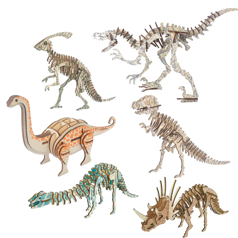 Wooden Toys Dinosaur 3D Model Jurassic Park Wooden Triceratops Tyrannosaurus Rex Raptor Puzzle Toy 3D Diy For Kids And Adults
Wooden Toys Dinosaur 3D Model Jurassic Park Wooden Triceratops Tyrannosaurus Rex Raptor Puzzle Toy 3D Diy For Kids And Adults
